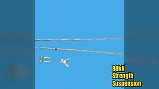 80kN Preformed Suspension Set Galvanized Steel